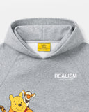 REALISM AND WINNIE THE POOH PEEK-A-BOO HOODIE GREY MARLE