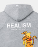 REALISM AND WINNIE THE POOH PEEK-A-BOO HOODIE GREY MARLE