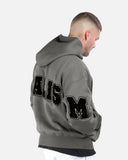 COLLEGE TEAM HOODIE COOL GREY