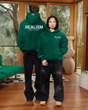 VISION LOGO HOODIE PINE GREEN
