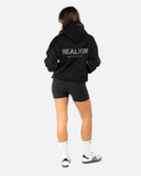 COURT BOXY HOODIE BLACK V2