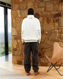 ELITE HALF ZIP SWEATER OATMEAL