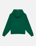 STUDIO ZIP HOODIE PINE GREEN