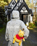 [PRE-ORDER] REALISM AND WINNIE THE POOH ALL-OVER ZIP HOODIE GREY MARLE