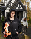 REALISM AND WINNIE THE POOH SKETCH ZIP HOODIE BLACK