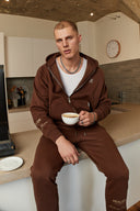 RADIANT ZIP HOODIE MOCHA