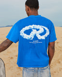 IN THE CLOUDS TEE AZURE BLUE