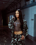 LEGACY OPEN LEG TRACKPANTS GLOW CAMO