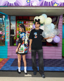REALISM AND DISNEY MONORAIL TEE BLACK