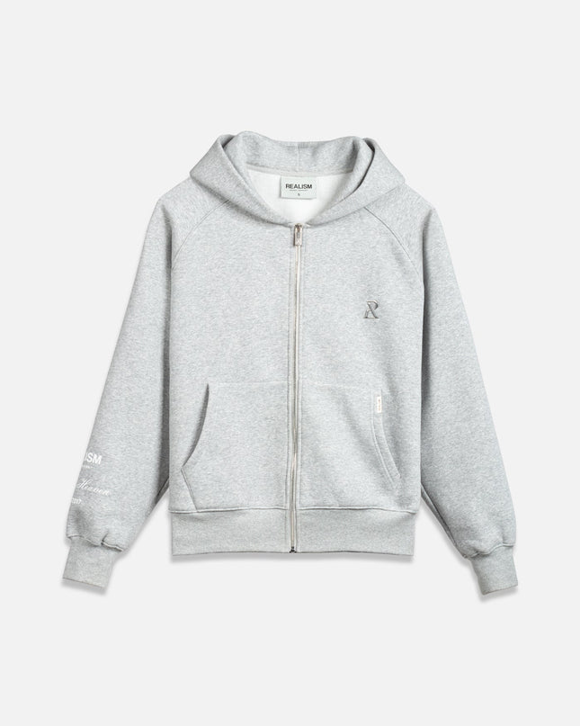 RADIANT ZIP HOODIE GREY MARLE