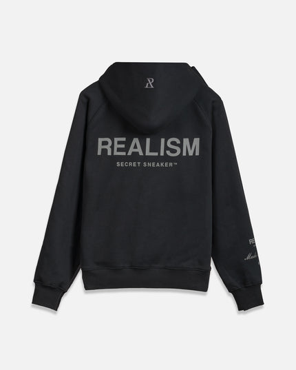 RADIANT ZIP HOODIE BLACK