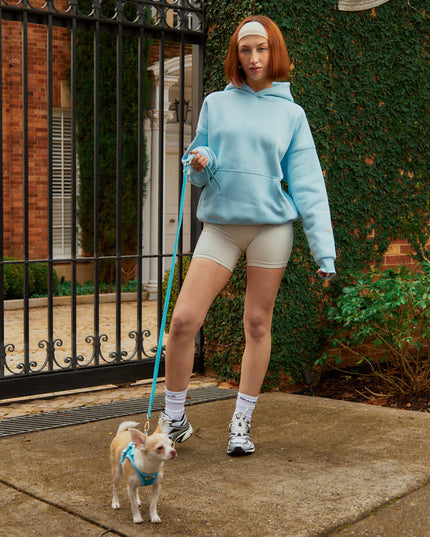 COURT BOXY HOODIE SKY BLUE