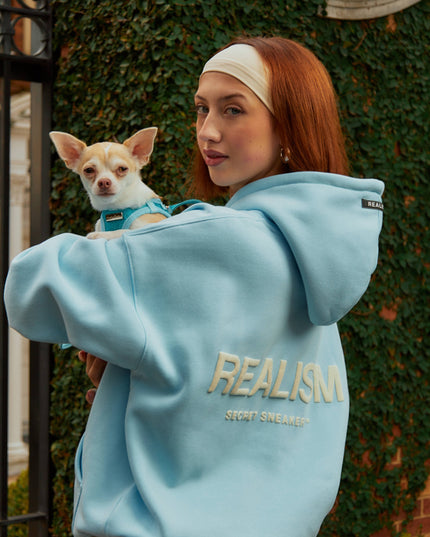 COURT BOXY HOODIE SKY BLUE