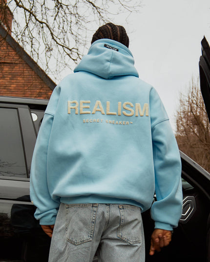 COURT BOXY HOODIE SKY BLUE