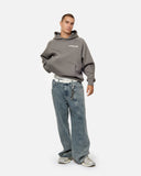 SURREAL LOGO HOODIE COOL GREY