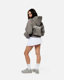 SURREAL LOGO HOODIE COOL GREY