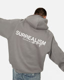 SURREAL LOGO HOODIE COOL GREY