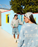[PRE-ORDER] REALISM AND TOY STORY CLOUD KNIT SWEATER POWDER BLUE