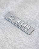 REALISM X DERRIMUT GYM OLD SCHOOL PUMP ZIP HOODIE GREY MARLE