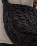 MORA QUILTED CROSSBODY BAG BLACK
