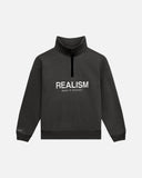 ELITE HALF ZIP SWEATER ASPHALT