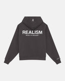HEAVEN LOGO ZIP HOODIE ASPHALT