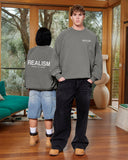 VISION LOGO CREWNECK COOL GREY