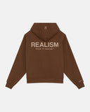 HEAVEN LOGO ZIP HOODIE MOCHA