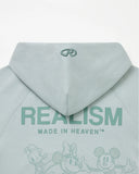 REALISM AND DISNEY MICKEY & FRIENDS SKETCH ZIP HOODIE SUB SLATE